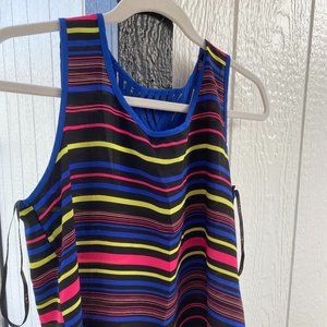 Colorful striped tank top